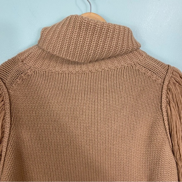 Johanna Ortiz Camel Elegancia Natural Sweater Brown Fringe Medium Read Descrip. - Picture 13 of 16